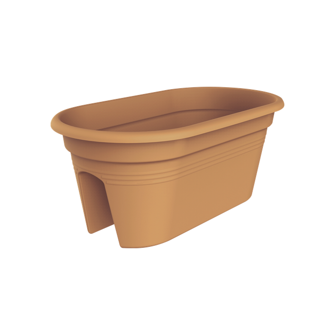 green basics flower bridge 55cm terre cuite doux